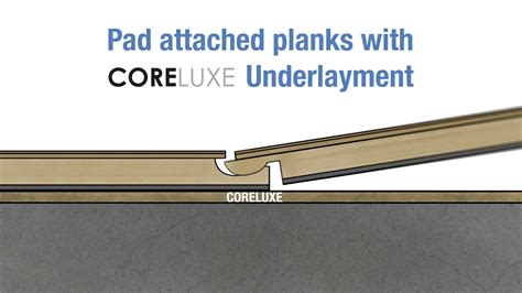 This gives the floor some extra bounce and makes it feel a bit more like authentic hardwood species. . Coreluxe ultra installation instructions